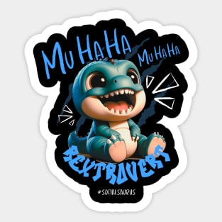 Rextrovert Sticker